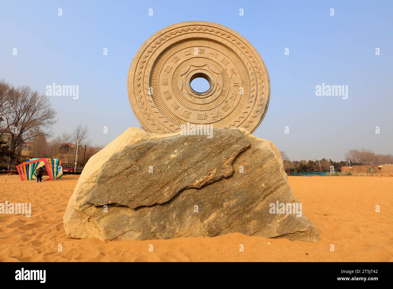 Rock sculptures on the beach Stock Photo Alamy