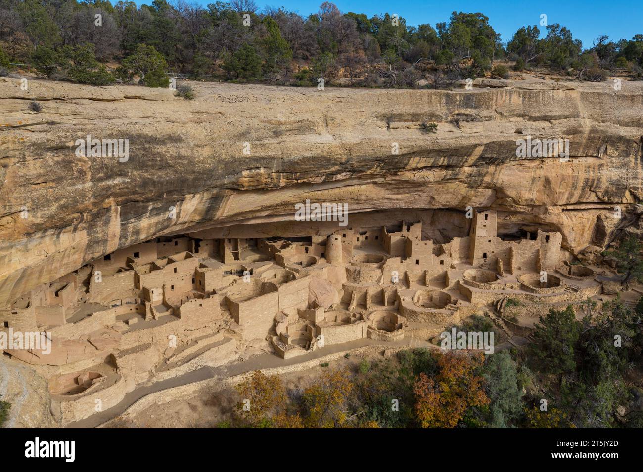 Cliff dwellings in Mesa Verde National Parks, Colorado, USA Stock Photo ...