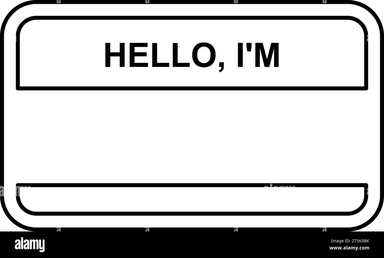 Name Badge Graphic Of Hello I Am In Vector Stock Vector Image Art Alamy name-badge-graphic-of-hello-i-am-in-vector-stock-vector-image-art-alamy