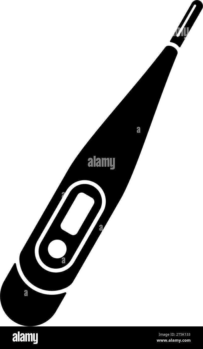 Thermometer for temperature checks in vector Stock Vector Image & Art