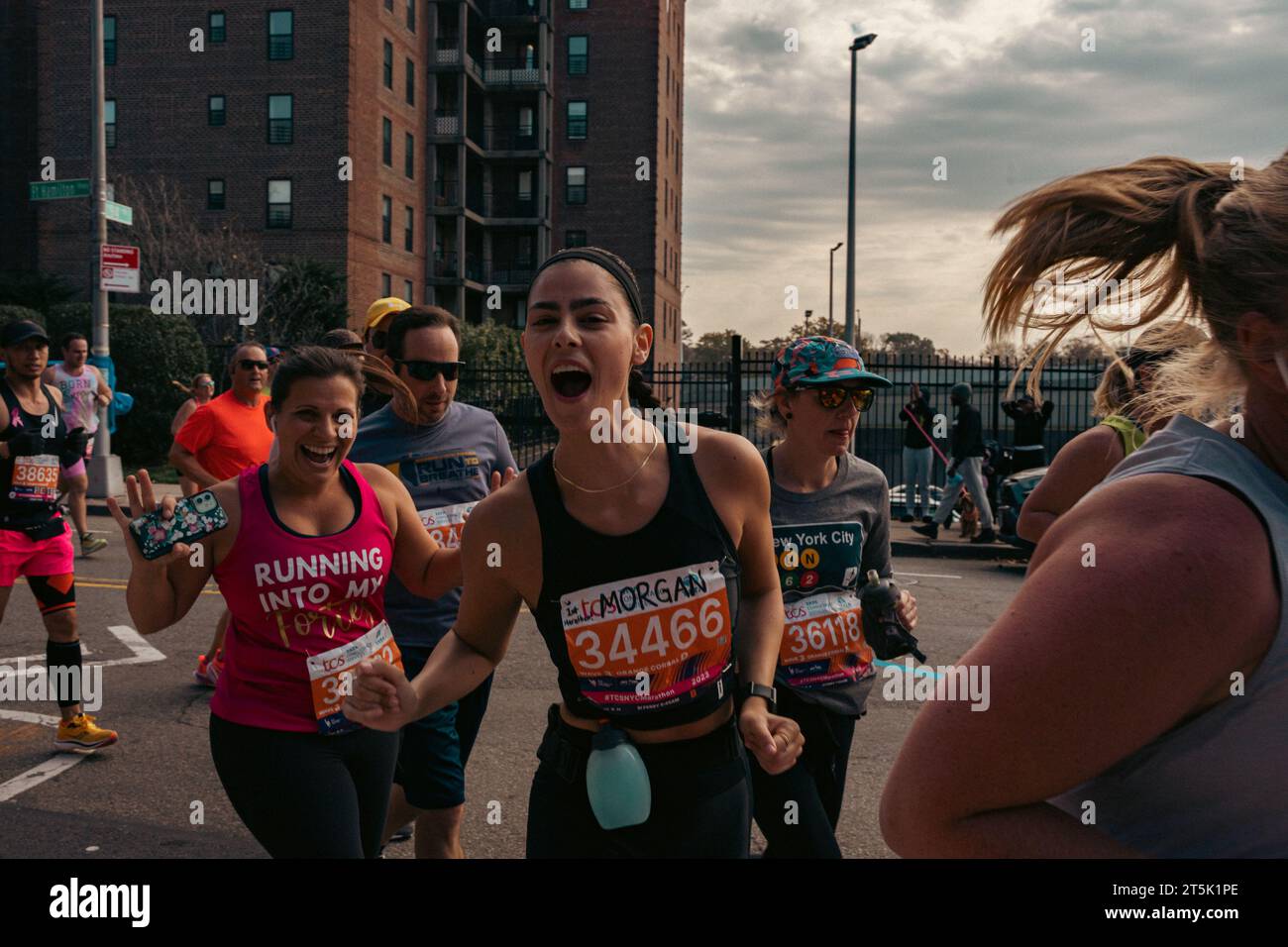 Brooklyn, USA. 05th Nov, 2023. Runners at the 2023 TCS New York City