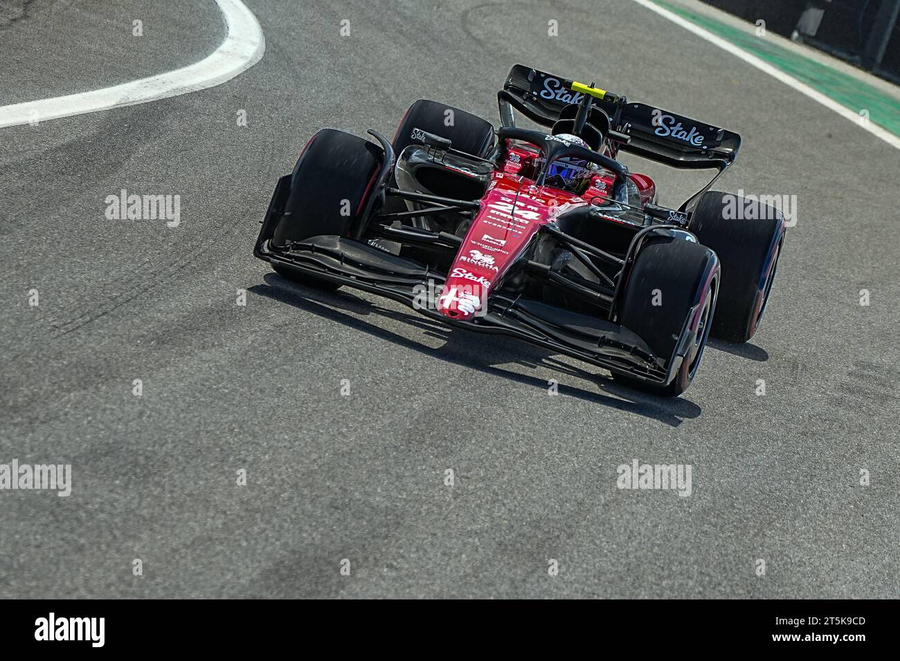 Sao Paulo, Brazil. 5th Nov, 2023. Alfa Romeo's drvier Zhou Guanyu of