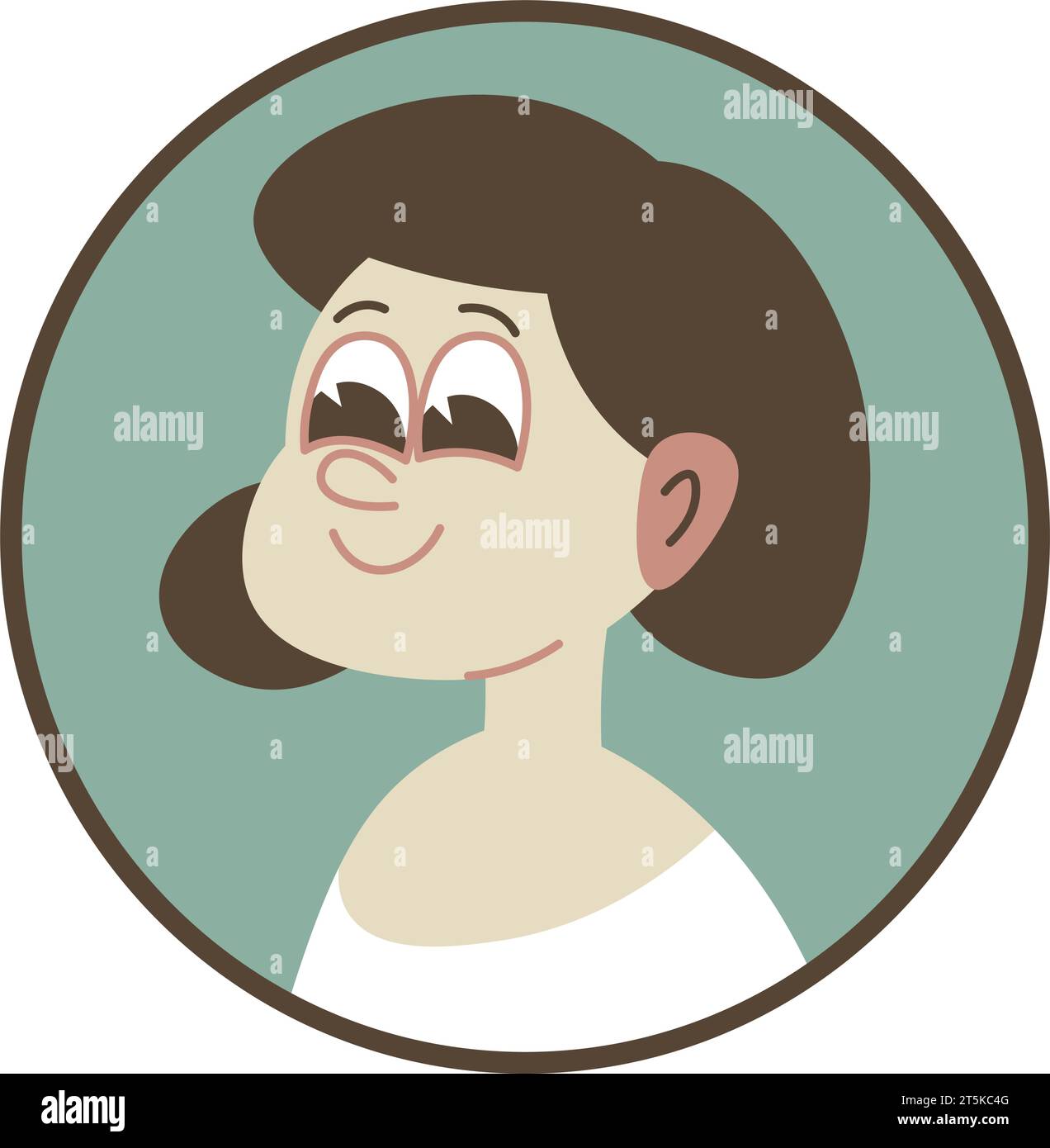 Woman avatar or portrait, aunt in family tree Stock Vector Image & Art ...