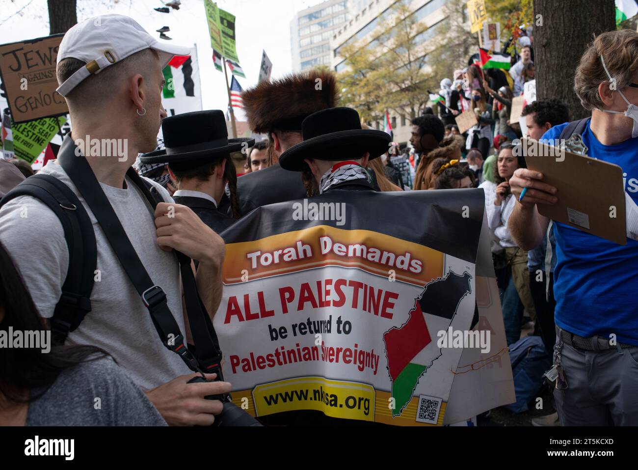 Pro-Palestinian demonstration rally for Israel-Gaza cease-fire at ...