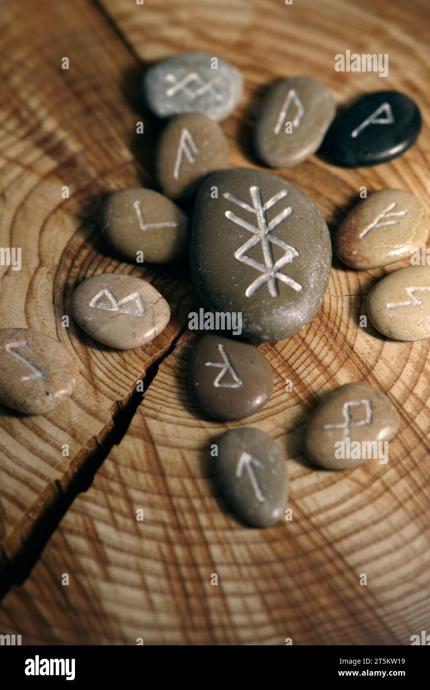 Magic Runescript Runic magic hi-res stock photography and images - Alamy
