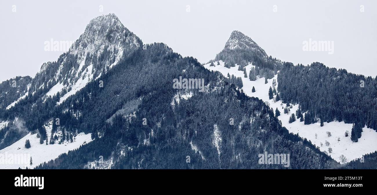 Swiss peaks Stock Photo