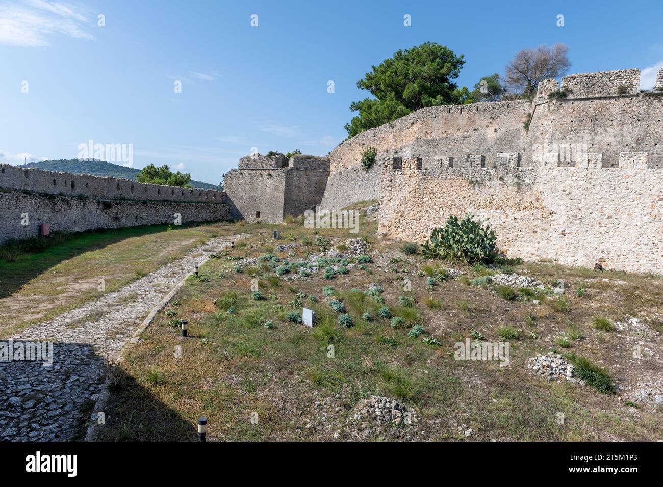Vonitsa A view of the interior of Vonitsa Venetian Castle. Vonitsa. Greece ...
