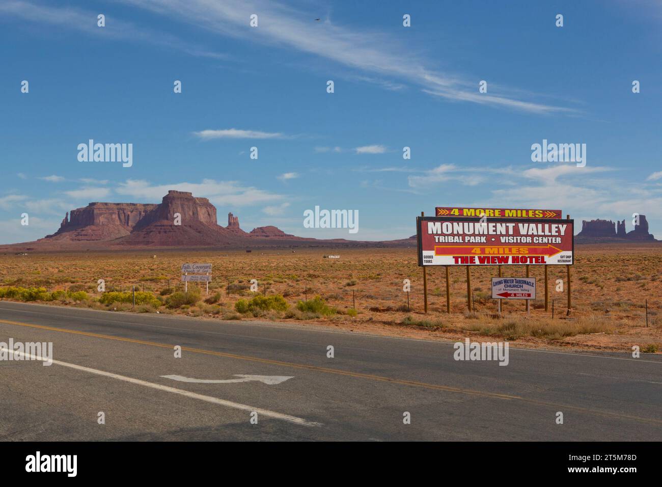 MONUMENT VALLEY UNITED STATES Stock Photo