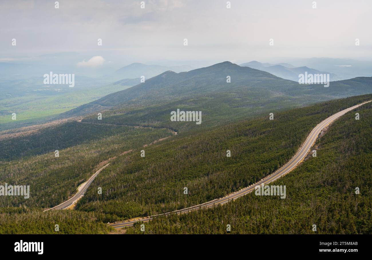 The Whiteface Mountain in the Adirondacks, New York State Stock Photo ...