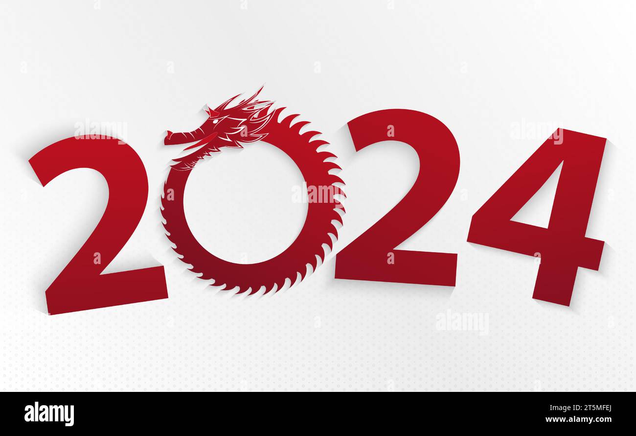 Chinese new year 2025 year of the Dragon. Chinese ZodiacDragon in