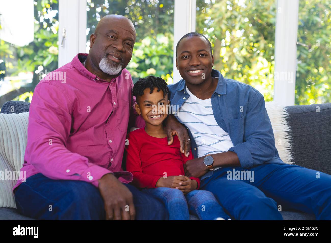 African american father son fishing off hi-res stock photography and images  - Alamy