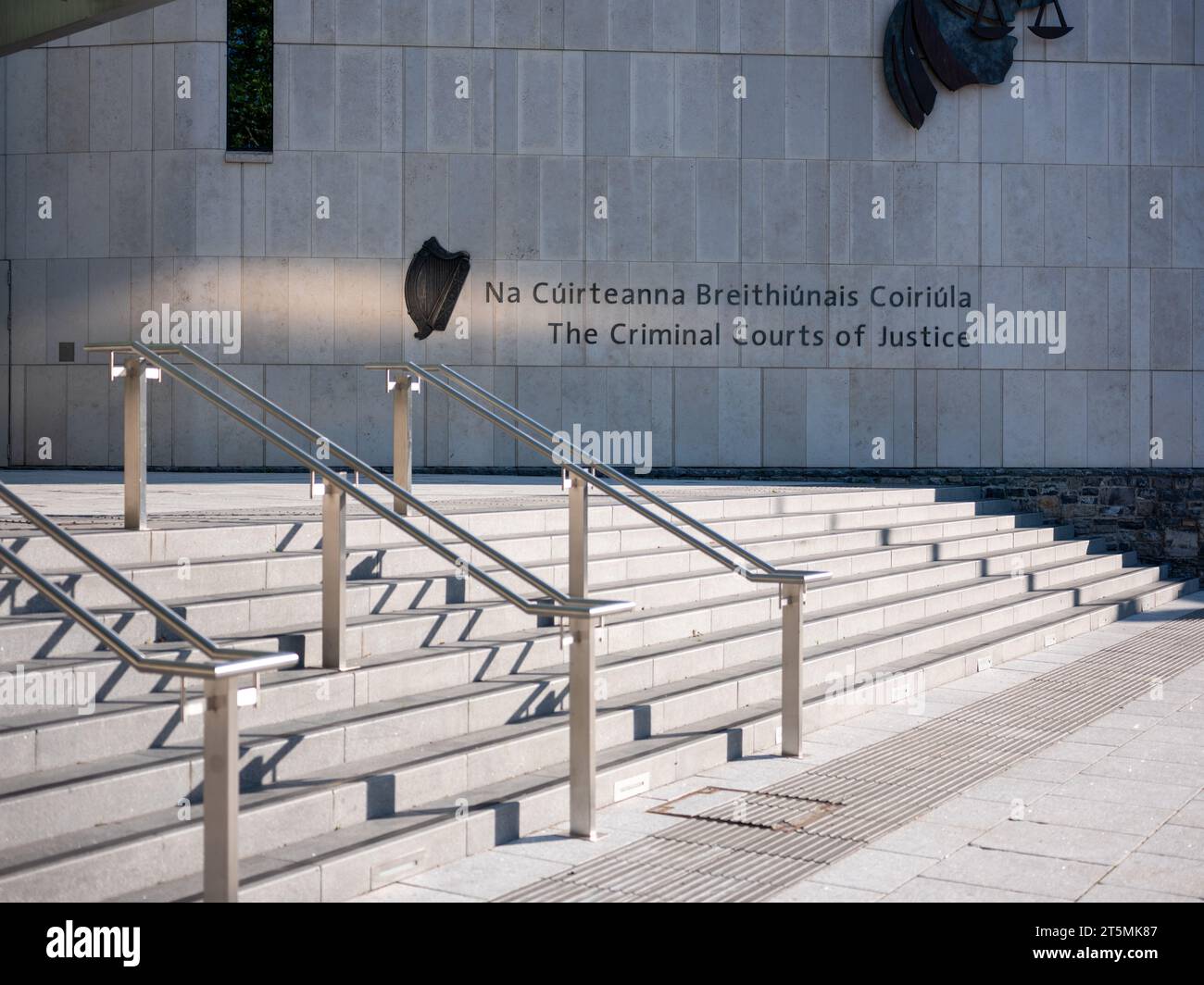 The Criminal Courts of Justice, in Dublin city, Ireland. Stock Photo
