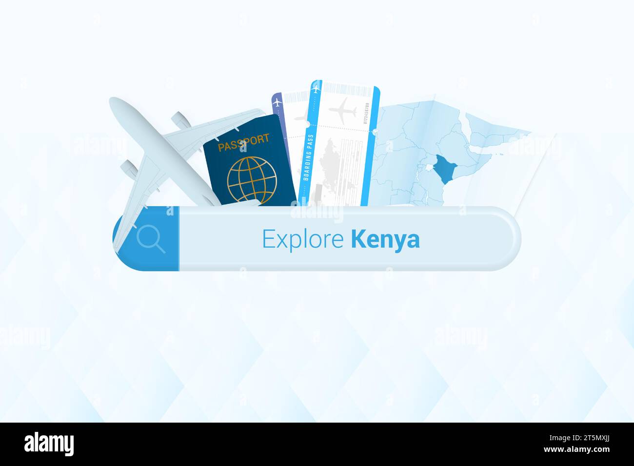 Searching tickets to Kenya or travel destination in Kenya. Searching