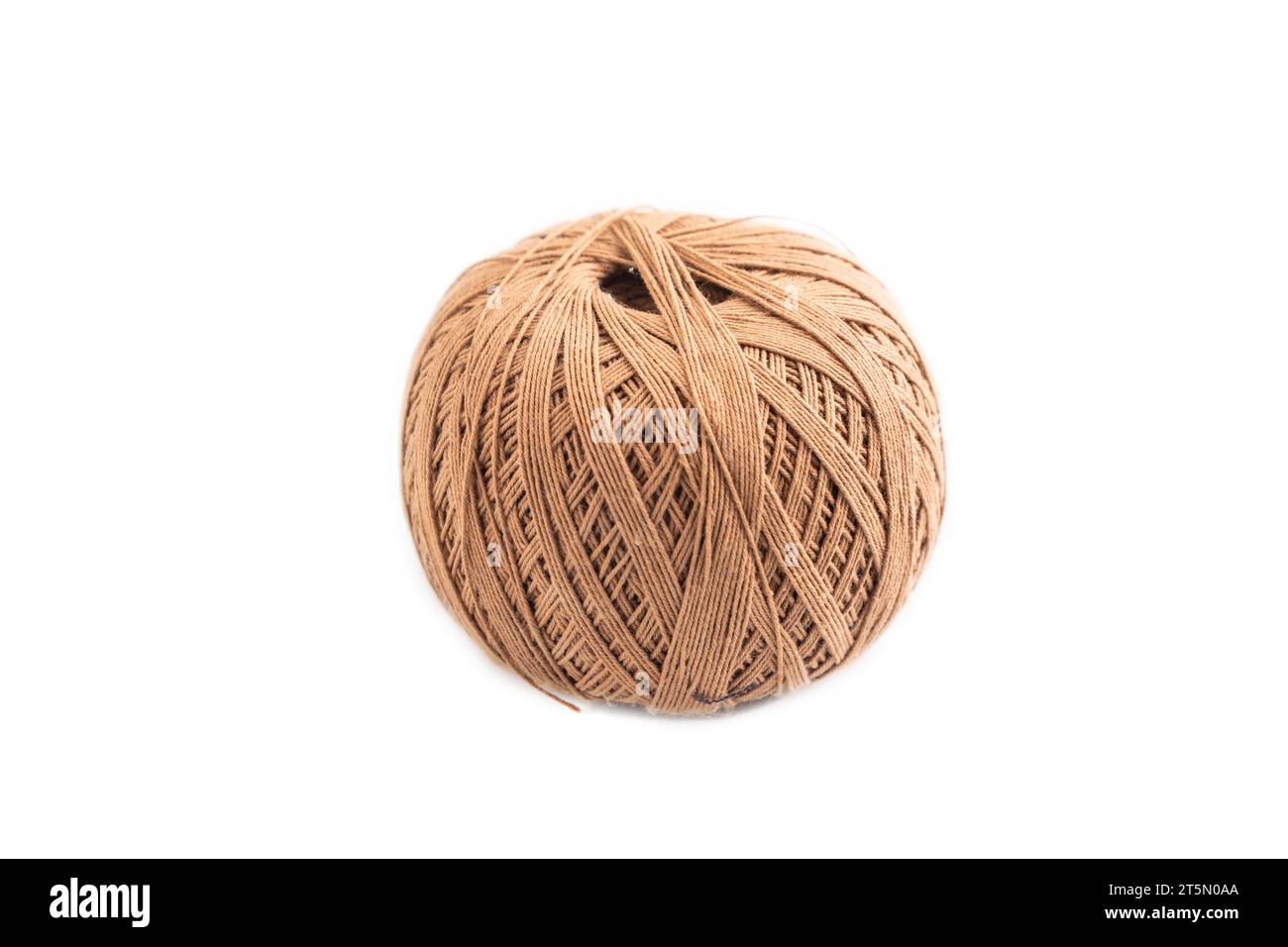 Thread View From Top Side spool of thread isolated on white background. Side view, close up Stock ...