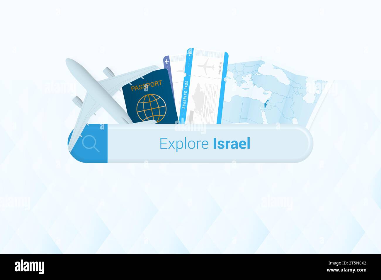 Searching tickets to Israel or travel destination in Israel. Searching