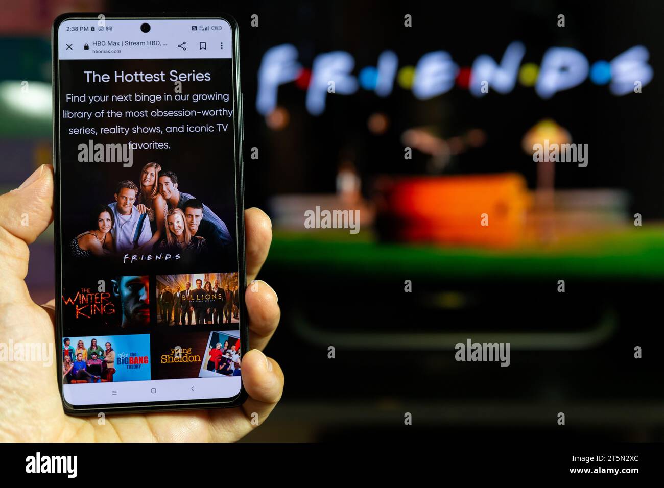 Monica and chandler friends tv show hi-res stock photography and images ...