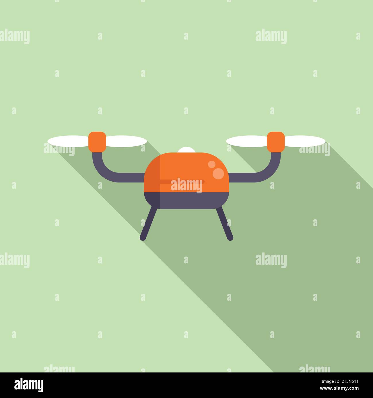 Ai camera drone icon flat vector - Ai Camera Drone Icon Flat Vector Mobile Smart Remote Land Map 2T5N511 