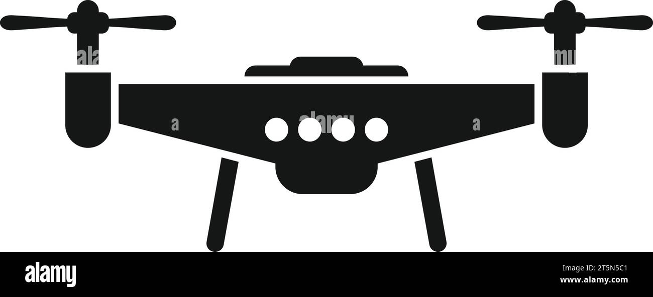 Drone icon simple vector. Video toy. Ai spy camera Stock Vector Image ...