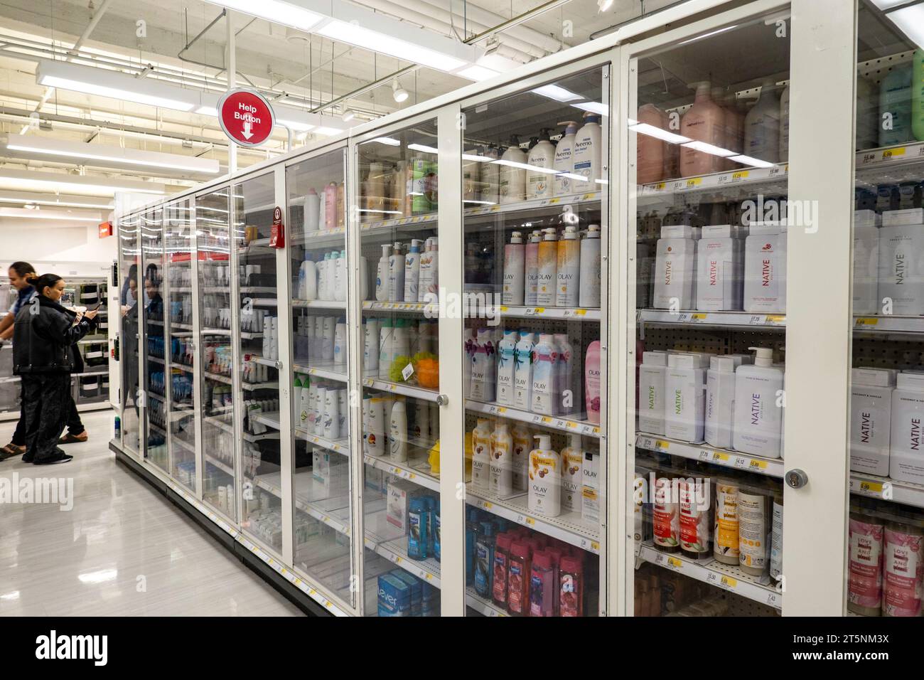 Due to an increase in shoplifting, drugstores and grocery stores