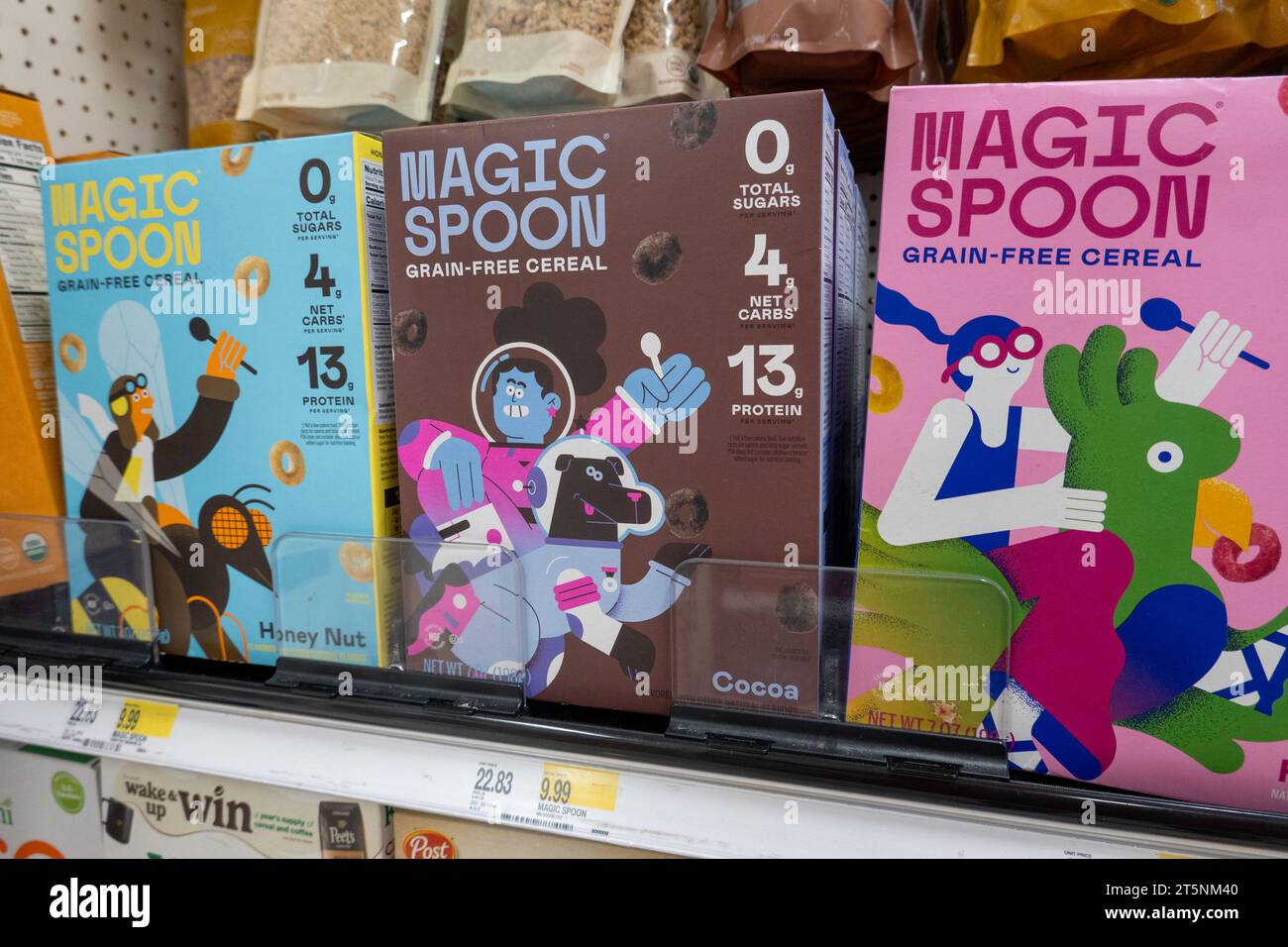 Breakfast cereal aisle at Target in New York City, USA 2023 Stock Photo ...