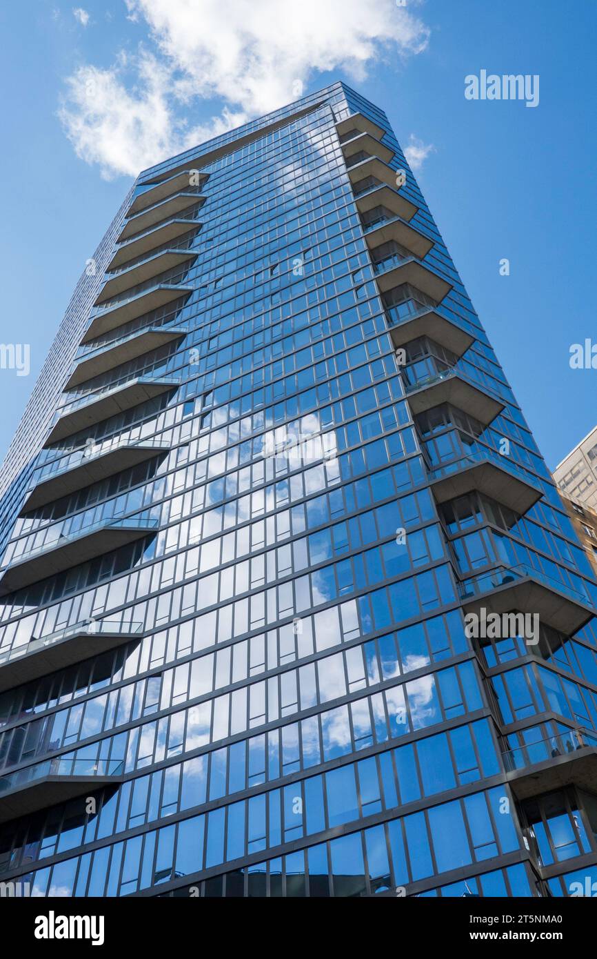 Picture of Apartment building The Summit NYC is a modern tower in New York City ...