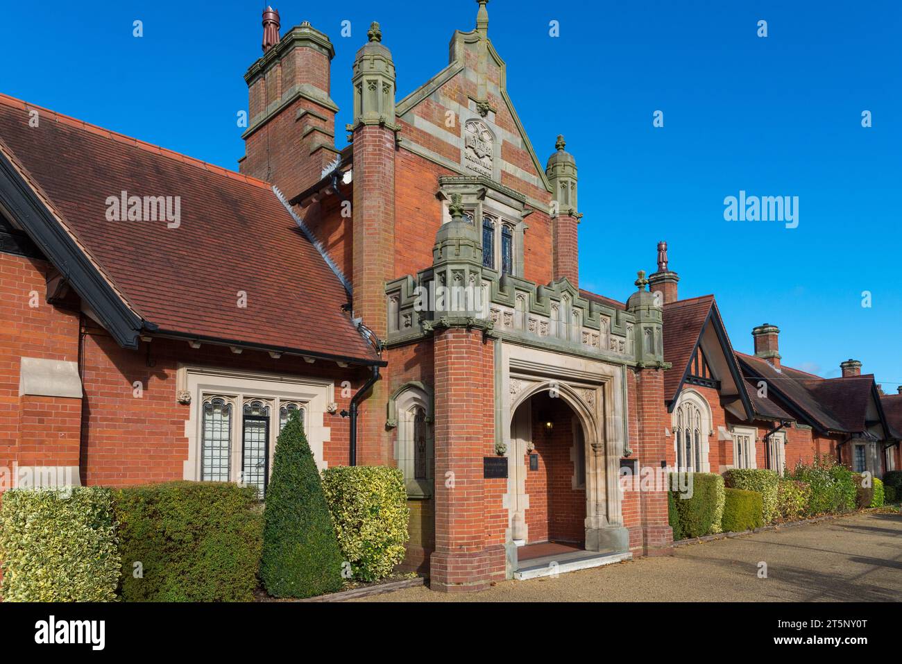 The Bournville Almshouses in Bournville, Birmingham were built by