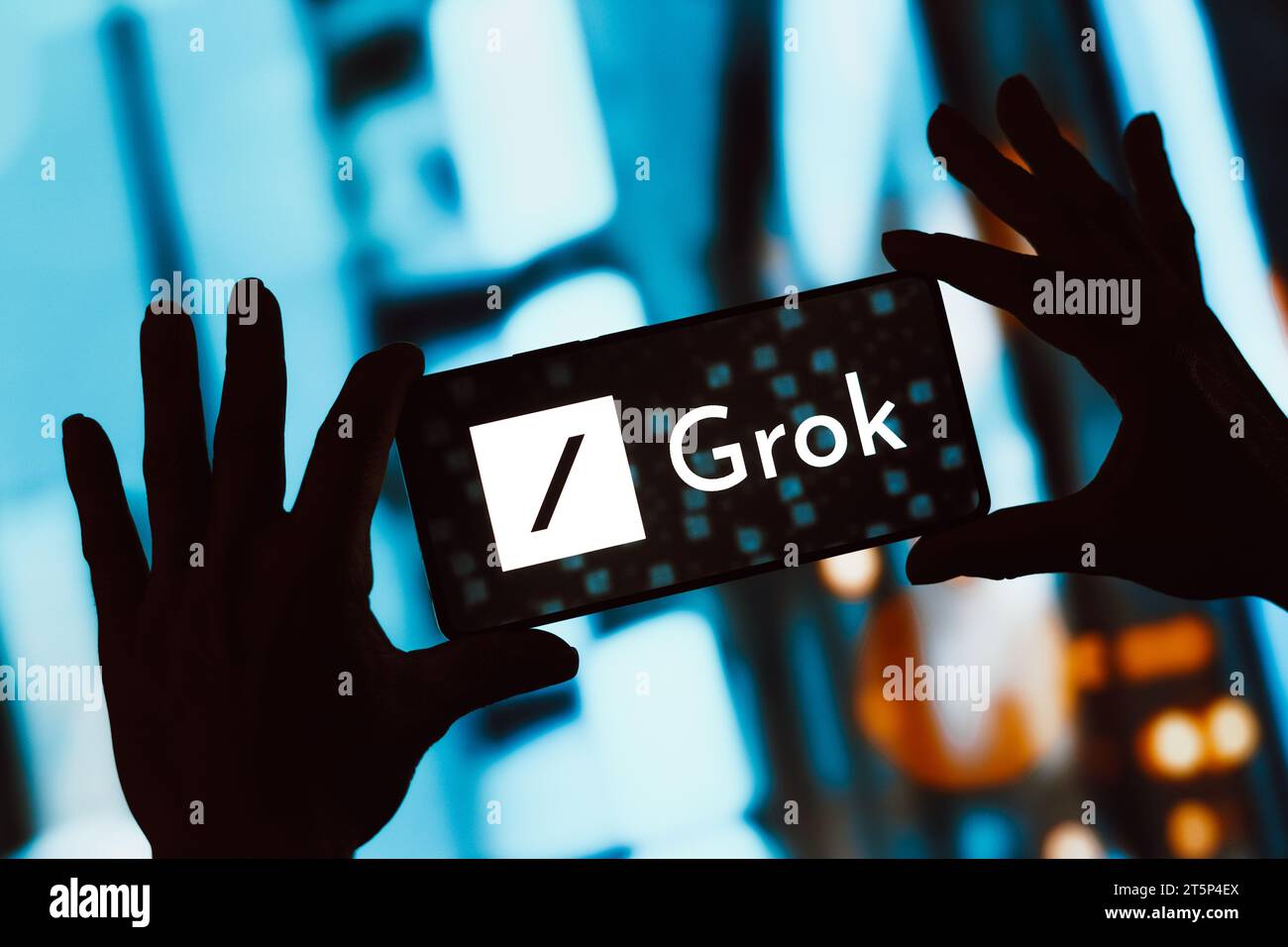Grok logo hi-res stock photography and images - Alamy