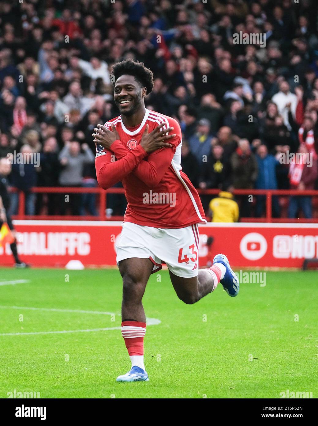 The City Ground, Nottingham, UK. 5th Nov, 2023. Premier League Football