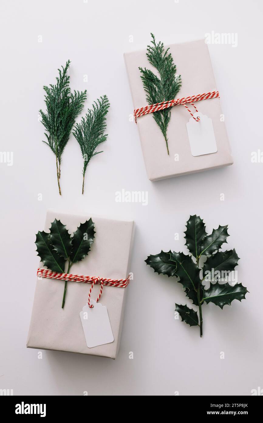 Decorated green white christmas hi-res stock photography and images - Alamy