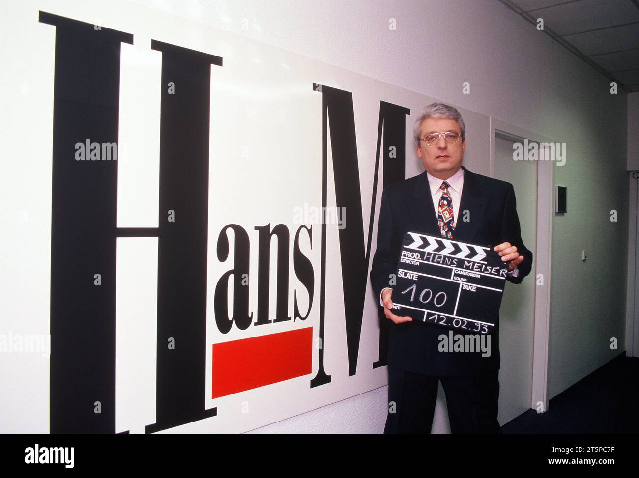 FILED - 10 February 1993, North Rhine-Westphalia, Cologne: Presenter ...