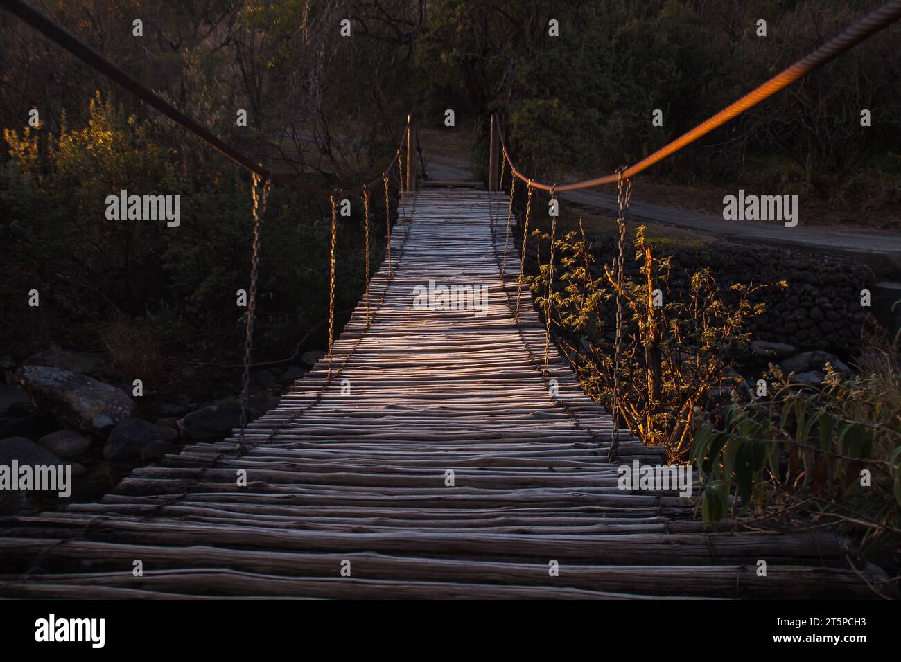 Cable suspension bridge weather hi-res stock photography and images - Alamy