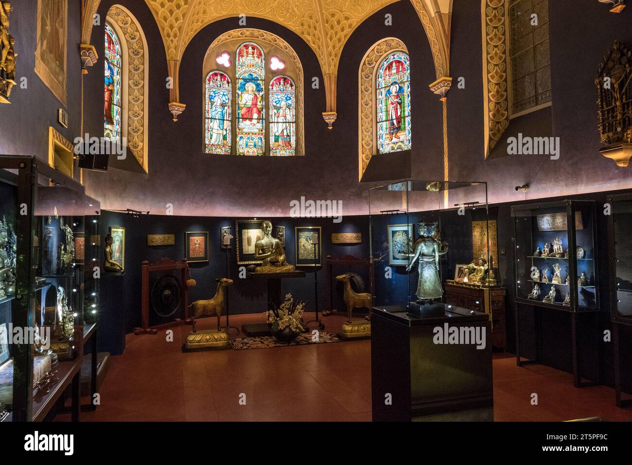 Tibet museum in Gruyeres, Switzerland Stock Photo