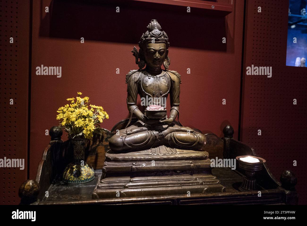 Tibet museum in Gruyeres, Switzerland Stock Photo
