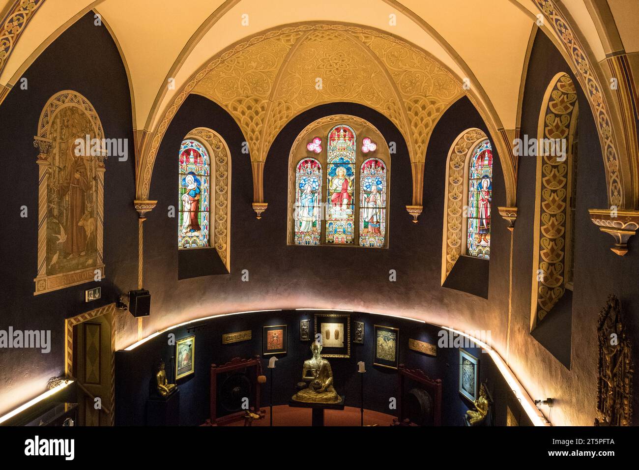 Tibet museum in Gruyeres, Switzerland Stock Photo