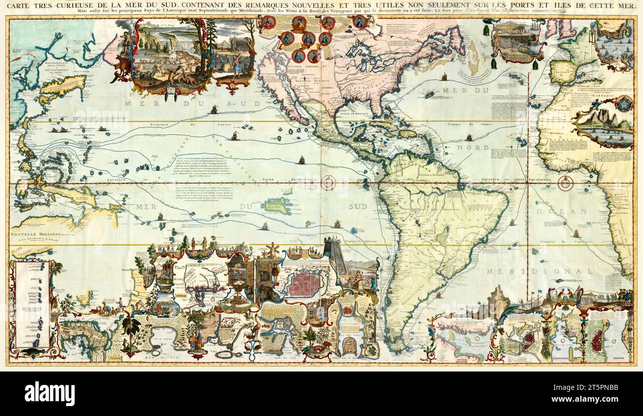 South atlantic ocean map hi-res stock photography and images - Alamy