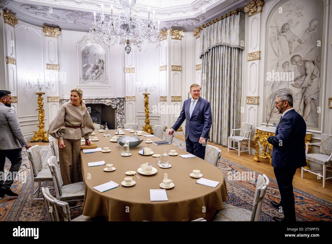 THE HAGUE - King Willem-Alexander and Queen Maxima during a ...