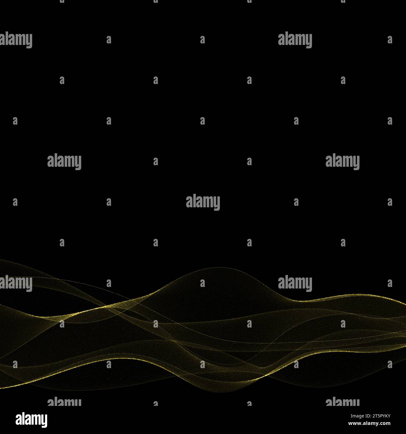 Abstract waves background. Illustration in gold colors Stock Photo - Alamy
