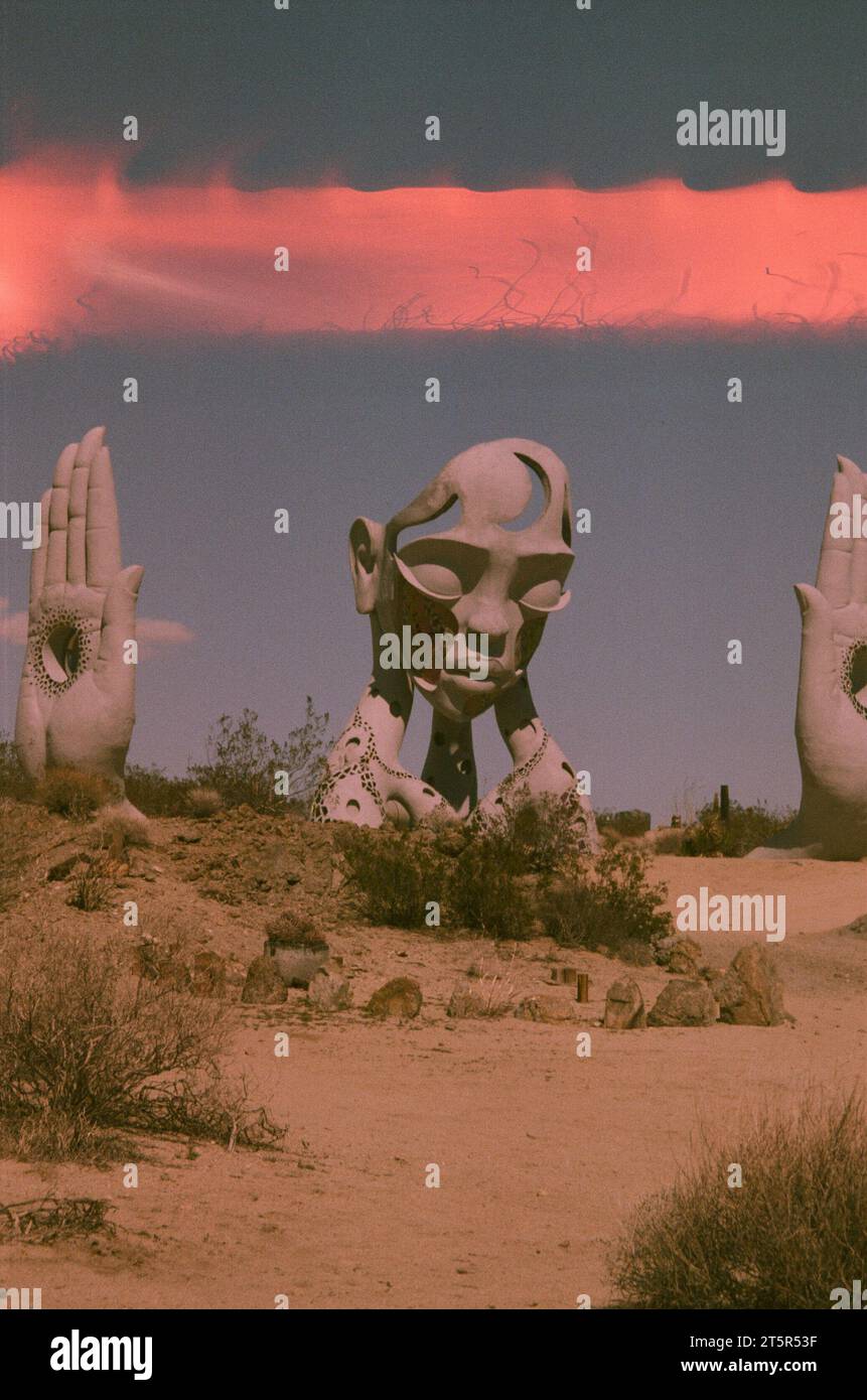 Film photograph of Transmission by Daniel Popper located in Joshua Tree Stock Photo Alamy