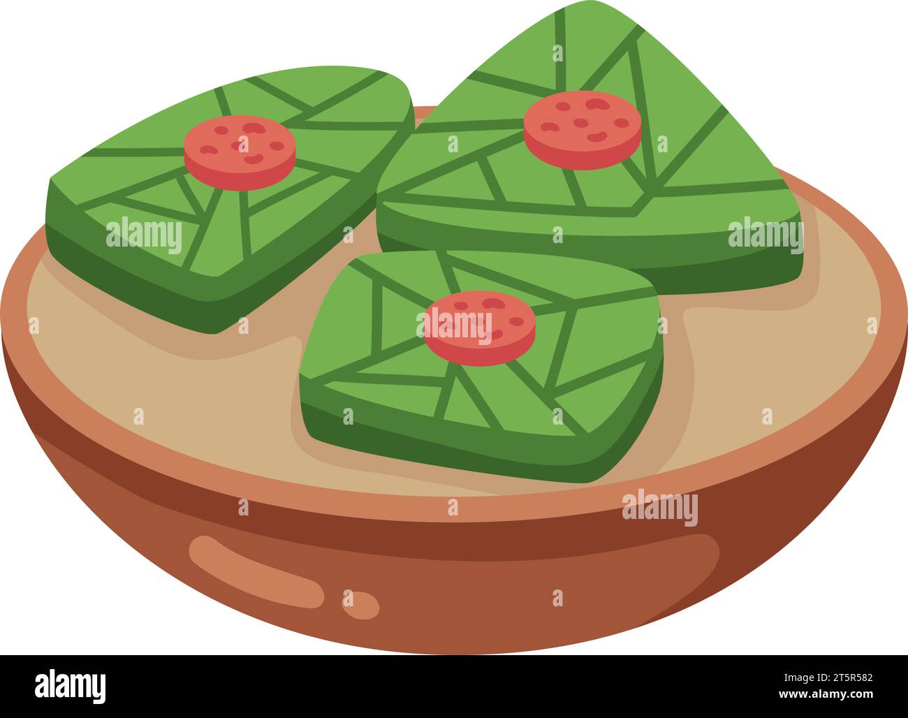 indian paan illustration vector isolated Stock Vector