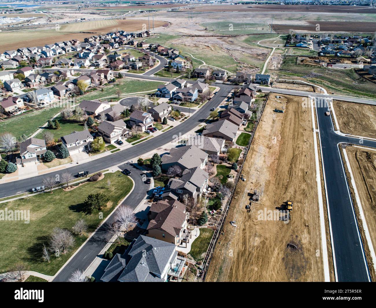 Colorado new home construction housing inventory investment Stock Photo