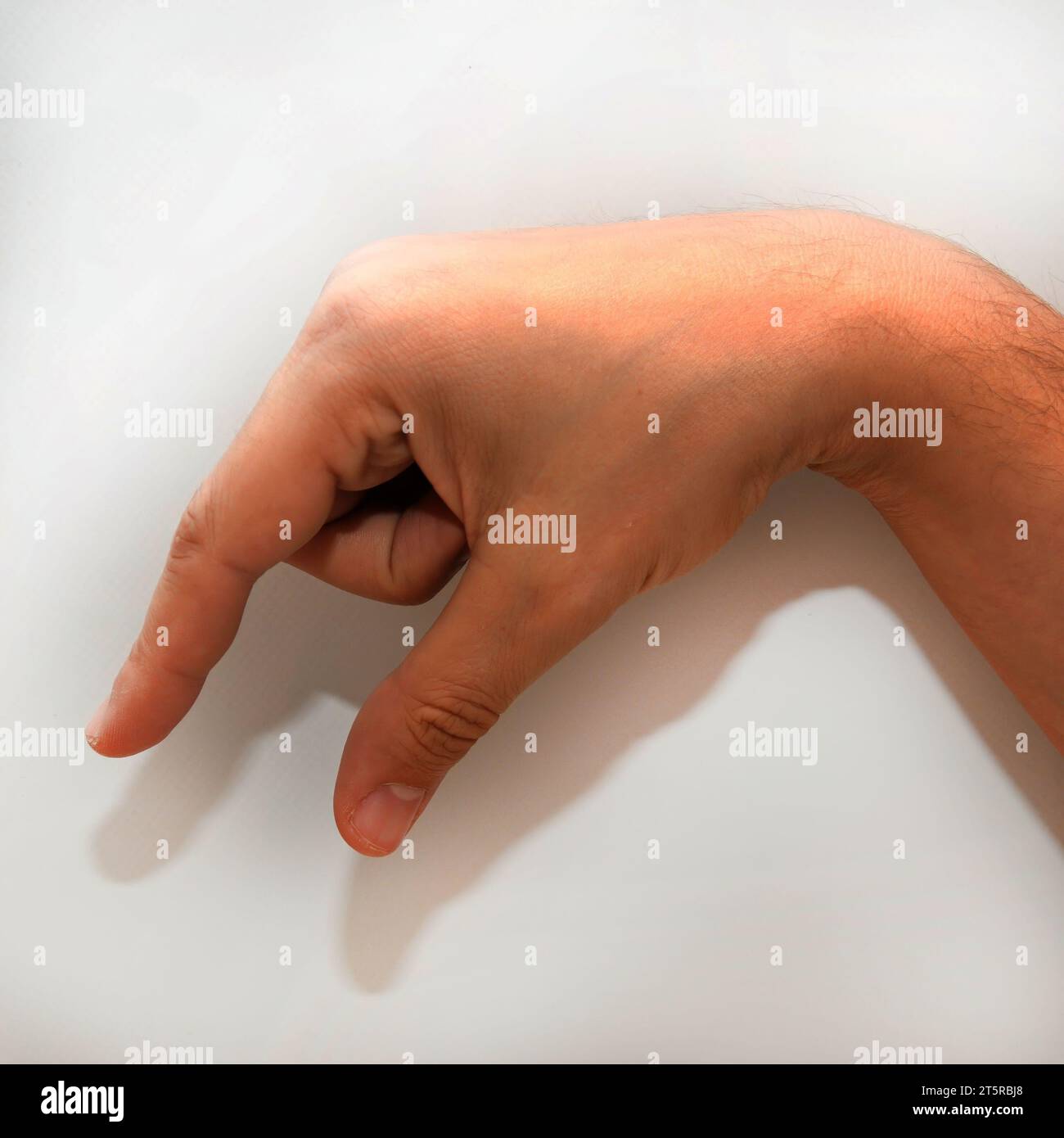 Letter Q in American Sign Language (ASL) for deaf people Stock Photo ...