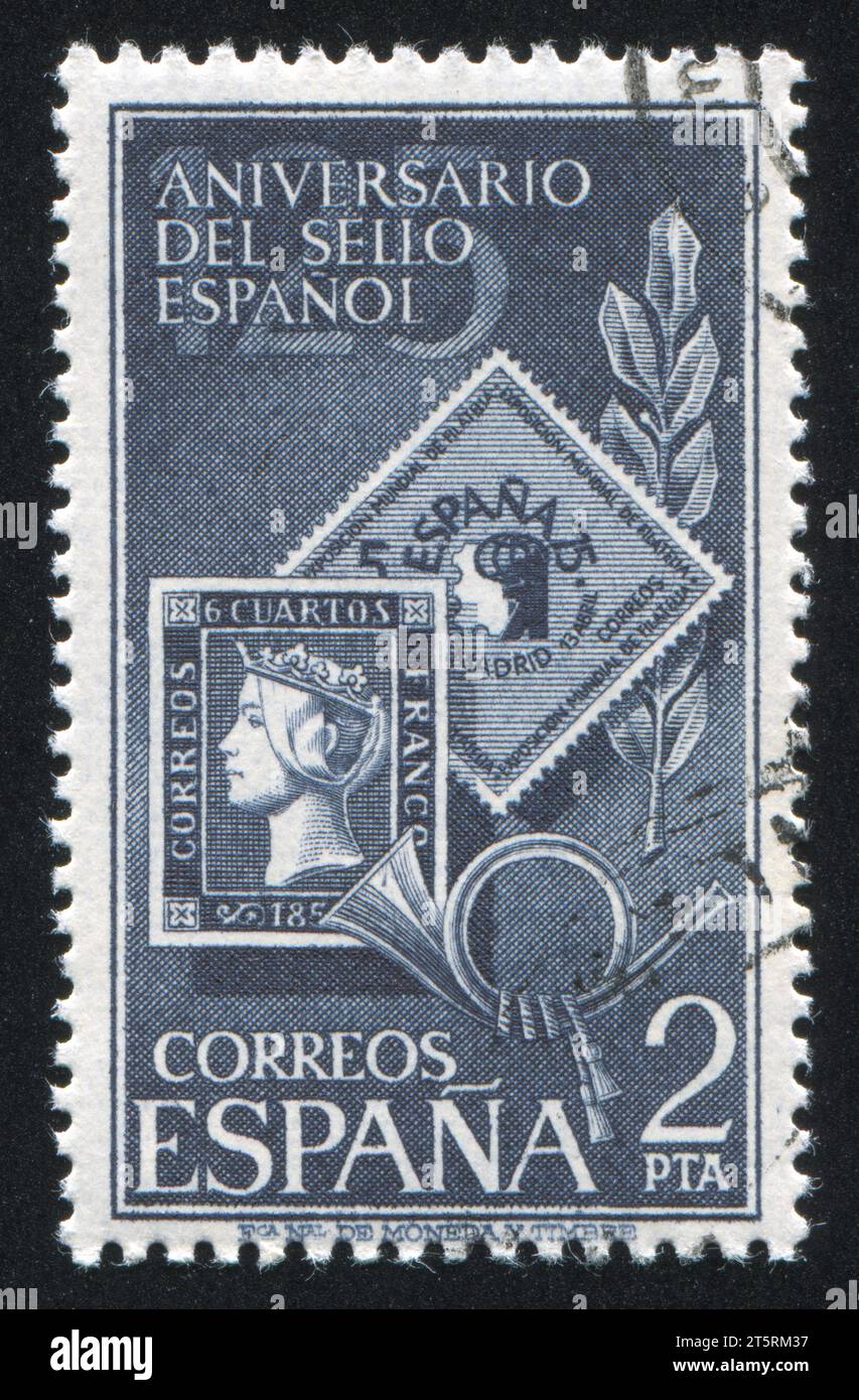SPAIN CIRCA 1975 stamp printed by Spain, shows Spanish postage