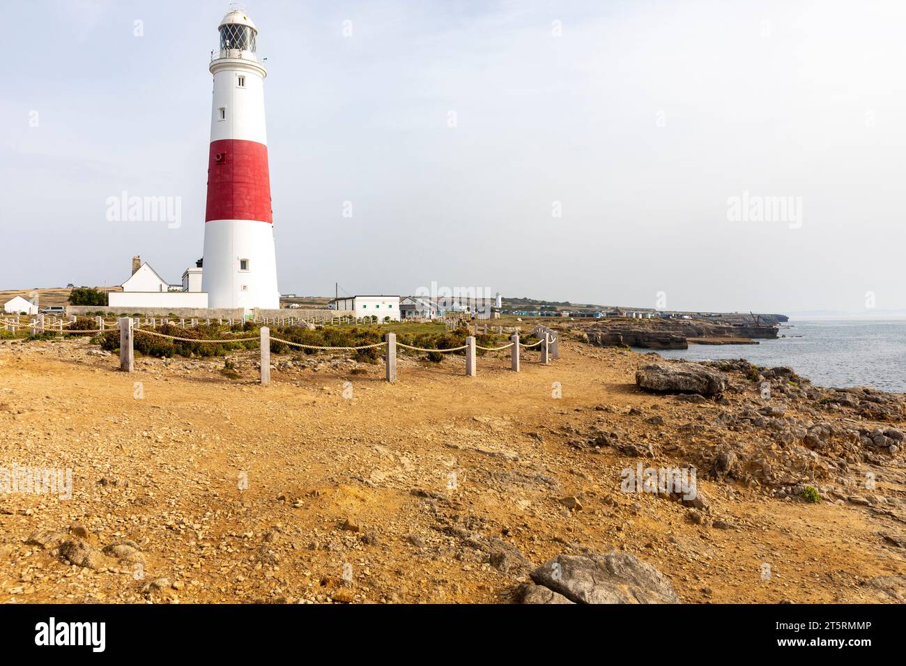 Portland Bill lighthouse and visitor centre, southernmost point of Dorset on the Isle of