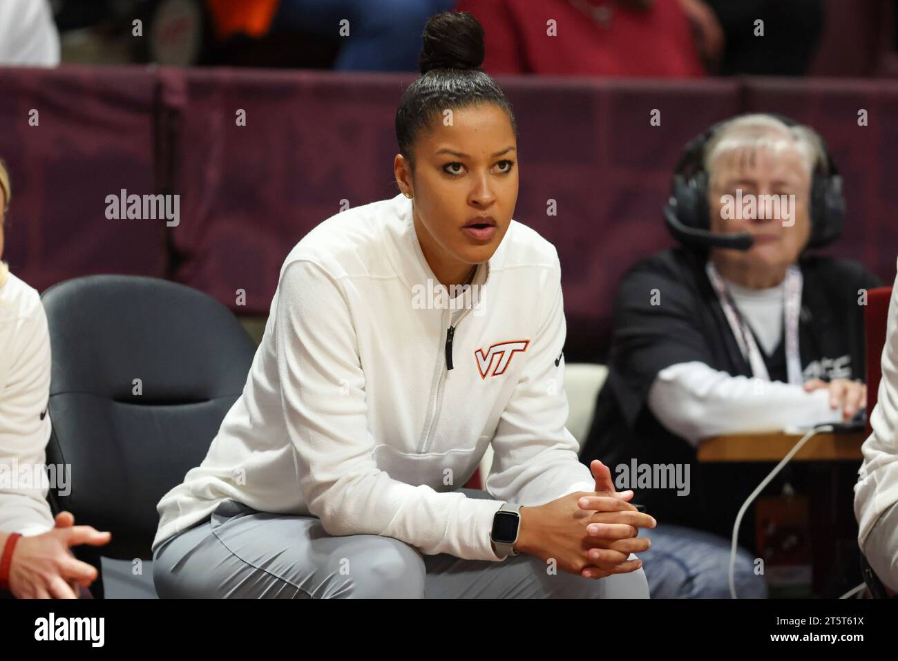 November 6, 2023 Virginia Tech Hokies associate head coach Lindsey