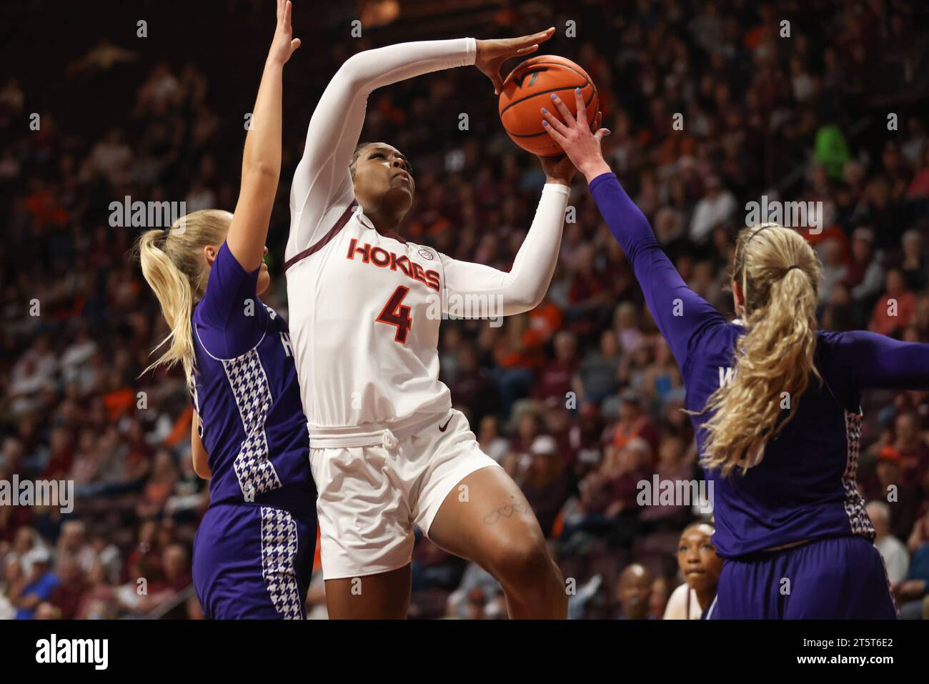 Blacksburg, Virginia, USA. 6th Nov, 2023. Virginia Tech Hokies forward ...