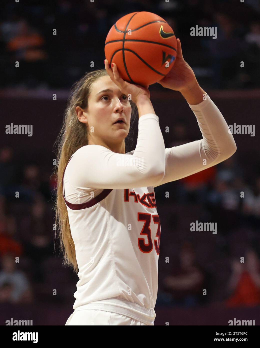 Blacksburg, Virginia, USA. 6th Nov, 2023. Virginia Tech Hokies center