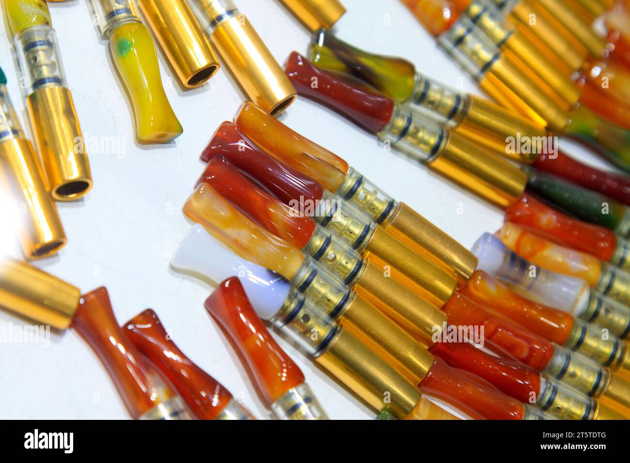Cigarette filter tip, closeup of photo Stock Photo Alamy