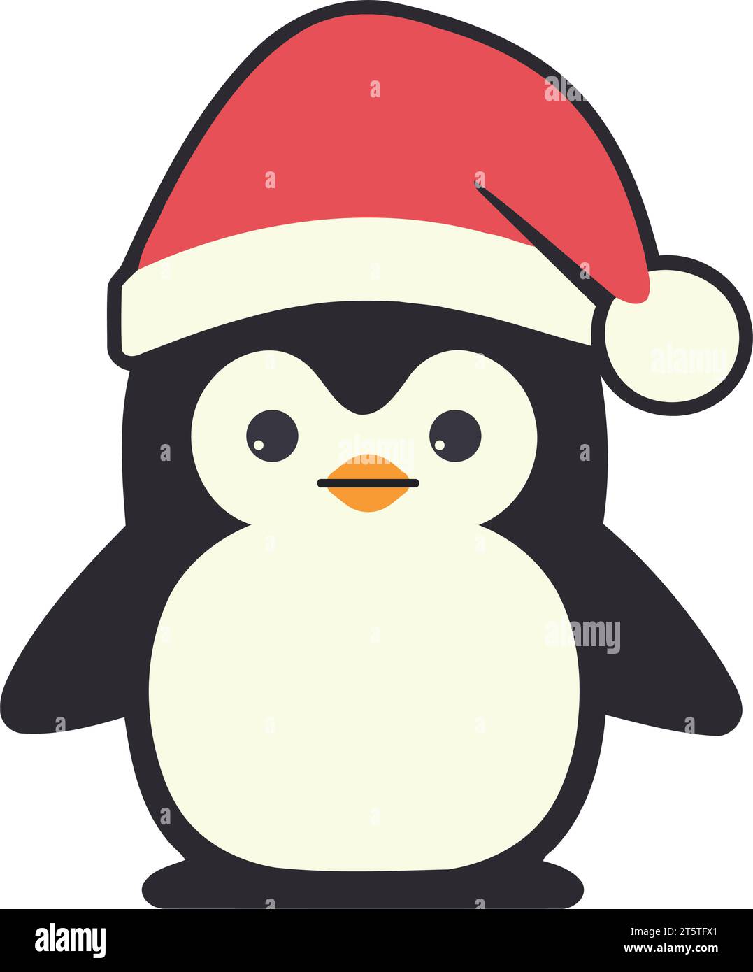 christmas penguin design Stock Vector Image & Art - Alamy