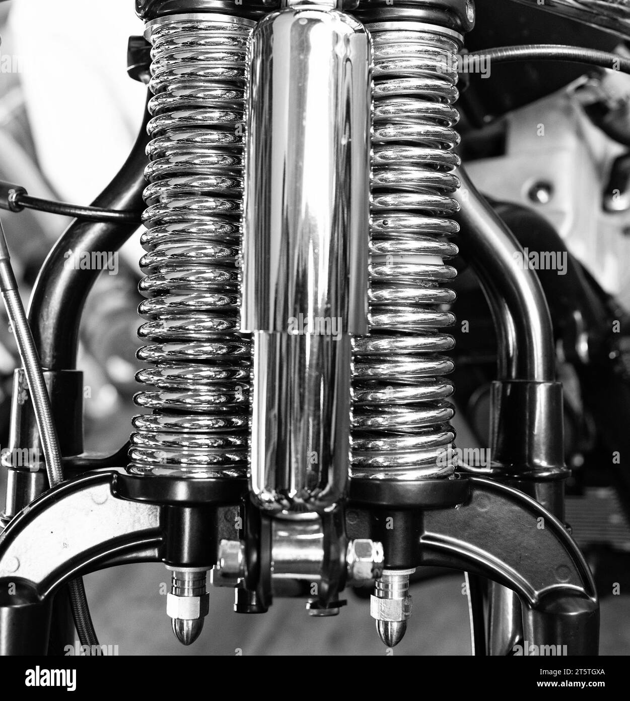 Hydraulic damper Black and White Stock Photos & Images Alamy