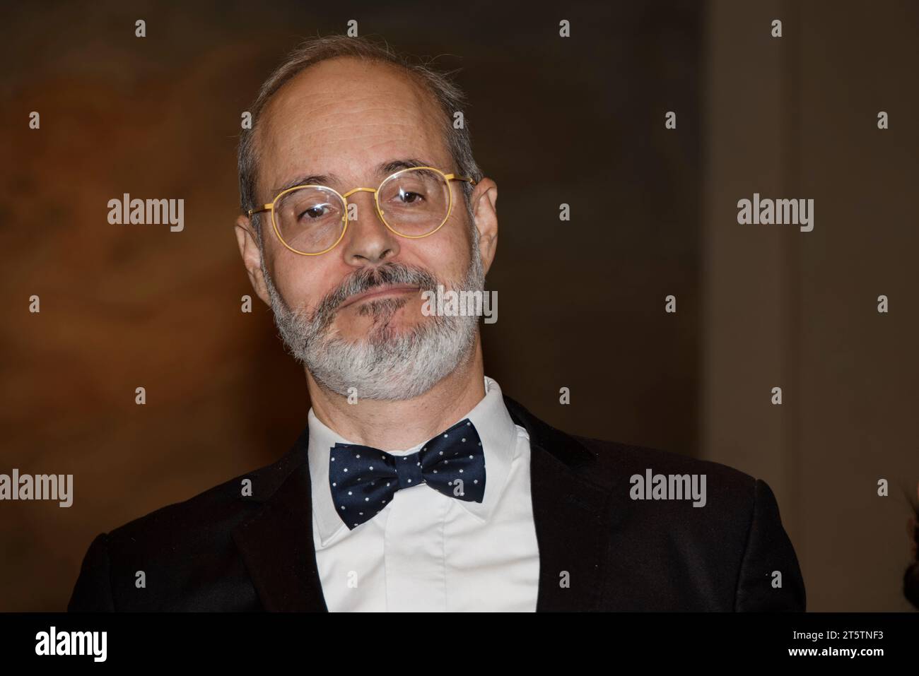 Paris, France. 6th Nov, 2023. Tenor Jean-Philippe Biojout attends Georges Bizet 2023 literary awards for the book of Opera and dance on November 6, 2023 at the Theatre des Champs-Elysées in Paris, France. Credit: Bernard Menigault/Alamy Live News Stock Photo